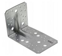 Pack Of 10 - Heavy Duty Galvanised Reinforced Angle Bracket - Corner Brace - Structural Repair - Wood Connector - 145X145X90mm