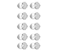 Pack of 10 Heavy Earrings Heart Lifter Sturdy Earplug Retainer Earring Backs for Heavy Earrings Heart Shape Earring Stabilizer