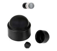 Pack of 10 Hexagonal Screw Covers for Screws, Cap Nut, Protective Cap Screw, Dust Cover, Various Sizes Thread M4 to M36, Screw Cover White Black Grey (M24, SW36, Black)
