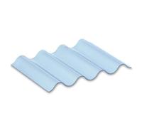 Pack Of 10 - High Impact Clear Sunruf Pvc Corrugated Roofing Sheets With Uv Filter 6Ft (1830mm)