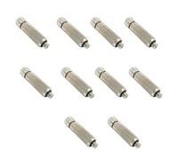 Pack of 10 High Pressure Plated Brass Cooling Sprayer Nozzles with 0.4mm Ceramic Orifice for Outdoor Mists Systems Garden Hose Spray Nozzle