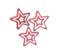 Pack of 10 Hot Pink & White Kawaii Y2K Aesthetic Star Stars Craft Supplies Supply Resin Cabochon DIY Crafting Junk Charm Plastic Charms Flat Back Phone Custom Acrylic Jewellery Case Making 16-25mm