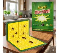 (Pack of 10) Industrial Strength Glue Trap Sheet - Extra Sticky Pest Control Board, Professional Grade Rodent Catcher Pad