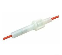 Pack of 10 Inline Glass Fuse Holder 5x20mm and 6x30mm Quick Connect Cable Socket with Screw Joint Suitable for 20AWG Wire Electrical Applications (5x20mm)