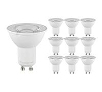 Pack of 10 Integral LED ILGU10DD120 6w GU10 LED spot Bulb (3000k, dimmable, 36° Beam, 600lm =75w) [Energy Class E]