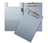 Pack of 10 Janrax A5 Foldover Grey Clipboards
