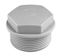 Pack of 10 Kalitec Sealing Plugs M16 Plastic Light Grey I M16 Choke Nipple I Blind Plugs M16 Wall Thickness I Soft Polyethylene Protection I Mechanical Engineering Insert