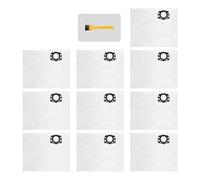 Pack of 10 KFI 357 Vacuum Cleaner Bags Compatible for Kärcher， WD3s WD 3 V-17/4/20 2.863-314.0 WD2 Plus Kwd 3 KWD1-2 SE 4001 Plus(10 Pcs Bag 1 Brush)