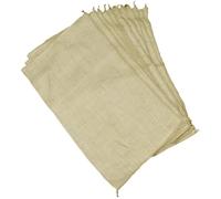 Pack of 10 Large Hessian Jute Potato Storage Sacks
