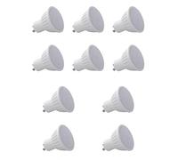 Pack of 10 LED Spotlights GU10 1.2 Watt 105 Lumens - Cool White [Energy Class A+]