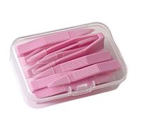 Pack of 10 Lenses Wearing Tool Lens Remover Tweezers with Storage Compartment for Everyday Travel Use Lenses Applicator