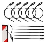 Pack of 10 Luggage Straps for Warning Sign Italy Bicycle Carrier Warning Sign Tie Down Straps Expander 50 cm Elastic Tie Down Straps for Bicycles Motorcycles Canvas Guy Ropes Camping Multifunctional
