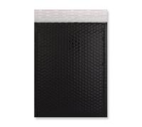 Pack of 10 Metallic Bubble Lined Envelope Postage Bag Mailers (A4 / C4-324mm x 230mm, Black)