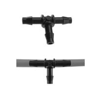 Pack of 10 Micro Tee Connector 4.5mm Barb - Micro Irrigation Fitting Connector Adaptor for Micro tubing in Irrigation System.