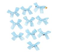 Pack of 10 Mini Bow Hair Clips, Hair Bows Women, Hair Clip, Hair Claw Clip, Small Hair Pin, Non-Slip Hair Accessories for Women, Girls, Wedding, Blue