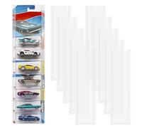 Pack of 10 Model Car Display Case Wall Mounted Compatible with Match Box Hot Wheels Packaging Cars Display Case, Model Car Storage Display Case Display Shelf
