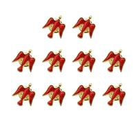Pack Of 10 Multifuntional Doves Brooch Small Doves Brooch Alloy Texture Fashion Lapel Pin For Parties And Casual Wear Clothing Accessory