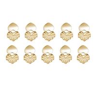 Pack of 10 Multipurpose Large Heart Earring Lifter Backs for Heavy Earrings Mixed Color Pierced Ear Stoppers Large Earring Backs