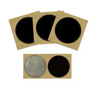 Pack of 10 NTAG215 Black Anti-Metal NFC Stickers - 25 mm Round On Metal Tags Programmable for RFID and NFC-Enabled Cell Phones and Devices