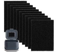 Pack of 10 Odour Filters for J&J Kitchen Compost Containers - Compatible with Joseph Joseph Food Waste Bin