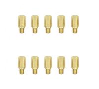 Pack of 10 Pieces Main Jet 5mmx0.8 Thread Hexagon Brass Injector Nozzle FCR OKO KOSO PE for P&W&K Motorcycle Carburetor