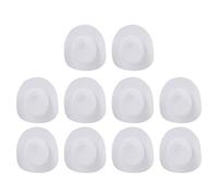 Pack of 10 Plastic Cowboy Hat, Western Hat, Cute Doll Hat, Party Hats for Dollhouse Decoration, Milk Bottle Warmer, On the Go (White, One Size)