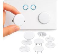 Pack of 10 Plug Socket Covers UK - Child Safety Baby Proofing Solution, Shock-Resistant and Durable ABS Plastic, Fits UK Standard Outlets, Protect Kids from Electrical Hazards