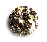 Pack of 10 pmc Safe 3mm Stones for Kiln Firing CZ, Nanosital, Ruby for Precious Metal Clay Casting (Light Champagne CZ)