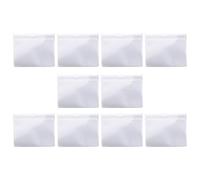Pack of 10 Portable Zippered Pouches for and Pills Travel Friendly Transparency Bags for Easy Identification