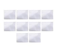 Pack of 10 Portable Zippered Pouches for and Pills Travel Friendly Transparency Bags for Easy Identification
