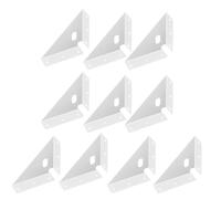 Pack of 10 Practical Stainless Steel Corner Brackets Accessory for Enhancing Structural Integrity of Chairs and Shelves Cabinet Bed Corner Brackets
