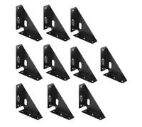 Pack of 10 Practical Stainless Steel Corner Brackets Accessory for Enhancing Structural Integrity of Chairs and Shelves Cabinet Bed Corner Brackets
