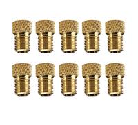 Pack of 10 Presta to Schrader Simple Operation Bike Supplies Valve Adapter Time Saving Maintenance Valves Converter 10 Pieces