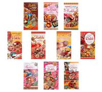 Pack of 10 Rakhi Cards Multipack Raksha Bandhan Greeting Cards Set with Envelopes Assorted Design for Brothers Sisters Hindu Indian Festival