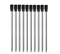 Pack of 10 Replacement D1 Black Ink Refills for Tech Tool Ballpoint Pen or Other Multifunctional Pens