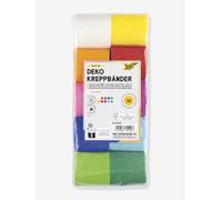 Pack of 10 Rolls of FOLIA Decorative Crepe Paper, 5 cm x 10 m, FSC® MIX multicoloured