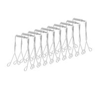 Pack of 10 roulade clips, stainless steel, reusable, easy to clean roulade clips, vegetable meat rolls, roulade clips as an alternative to roulade needles and roulade skewers