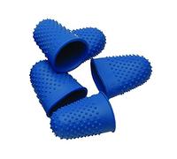 Pack of 10 RUBBER THIMBLES Thimblettes Thimblette Size 1 BLUE