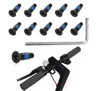 Pack of 10 Screws for Scooter M3-65 Pro Pro2 1S Mi-3, Replacement Screws for Electric Scooter Max G-30 ES F Series, Scooter Handle Pillar Screw Parts, with 1 Piece Allen Key