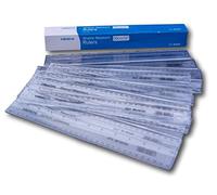 Pack of 10 shatter resistant clear plastic rulers 30cm (12 Inch)