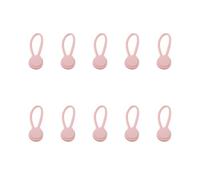 Pack Of 10 Silicone Cable Organizers Magnetic Clip For Earphones Charging Cord Solid Color For Home Office Travel Use