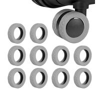 Pack of 10 Silicone Luggage Wheel Covers, Luggage Compartment Wheel Protection Cover, Suitcase Wheels Protection, Quiet, Non-Slip, Waterproof, Does Not Fall Off, for 5-6 cm Spinner Wheel and Office