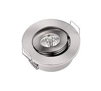 (Pack of 10) Small COB LED 3W Recessed Dimmable Downlights Adjustable Direction Cabinet Lights Hole Size 40-45mm