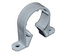 Pack of 10 - Solvent Weld 32mm Waste Pipe Clip - White