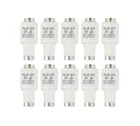 Pack of 10 Spiral Ceramic Fuses E27 Base for gG Diazed Fuse Inserts, 500VAC, Rated Current 2 32A, High Strength Performance (32A)