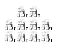 Pack of 10 Steel Belt Clip for 18V Tool Durability Drill Replacement Clip with Screws Metal Replacement Hook Belt