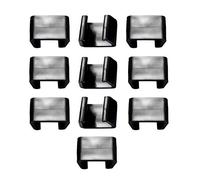 Pack of 10 Strong Connectors for Garden Furniture Set Made of Polyrattan, Lounge Set Clips Clips Outdoor Couch Patio Furniture, Plastic, Show, 6 cm