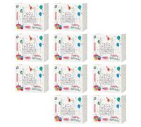 Pack of 10 Sturdy Gift Bags for Birthdays Offering Various Pattern Handles Easy Transport User Friendly in Any Event Printed Gift Bags