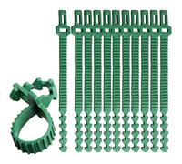 Pack of 10 sturdy plant ties, 35 cm, adjustable, for the garden, for supporting rose bushes.