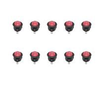 Pack Of 10 Sturdy Rockers Switches With Three Color Home Accessory For Clear Statu Indication In Multiple Devices Electronic Device Switches
